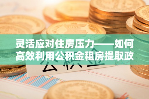 无棣灵活应对住房压力——如何高效利用公积金租房提取政策