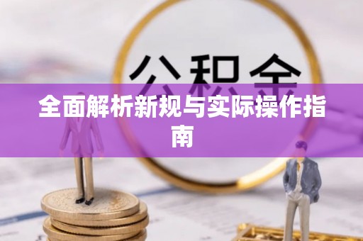 无棣全面解析新规与实际操作指南