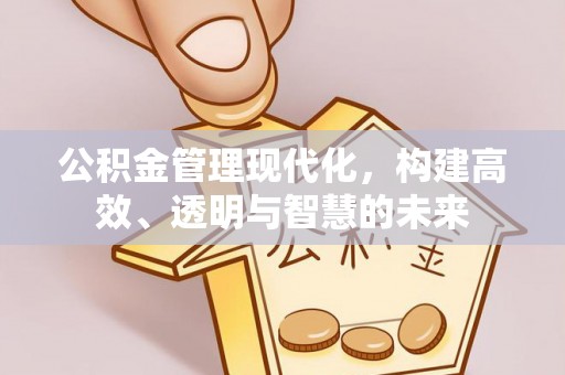 无棣公积金管理现代化，构建高效、透明与智慧的未来