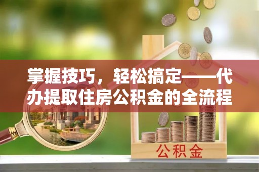 无棣掌握技巧，轻松搞定——代办提取住房公积金的全流程解析