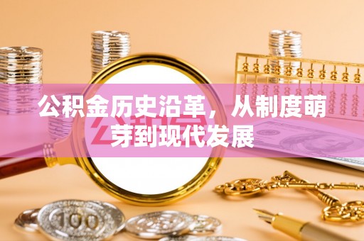 无棣公积金历史沿革，从制度萌芽到现代发展