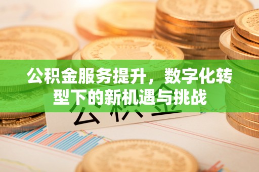 无棣公积金服务提升，数字化转型下的新机遇与挑战
