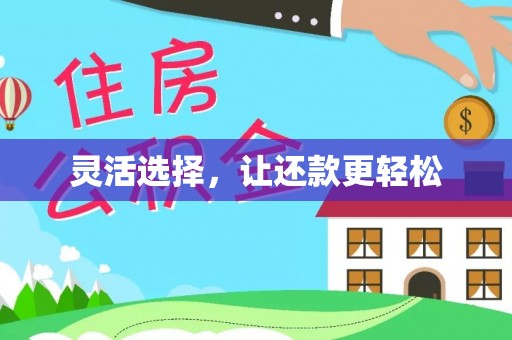 无棣灵活选择，让还款更轻松
