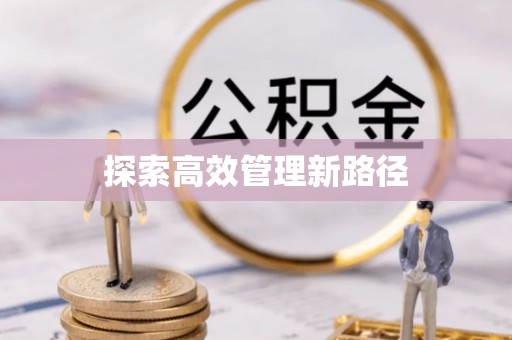 无棣探索高效管理新路径