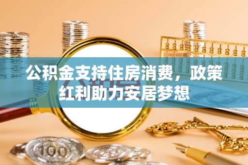 无棣公积金支持住房消费，政策红利助力安居梦想