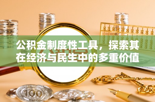 无棣公积金制度性工具，探索其在经济与民生中的多重价值