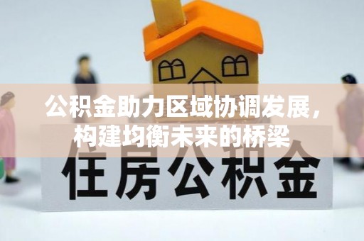 无棣公积金助力区域协调发展，构建均衡未来的桥梁