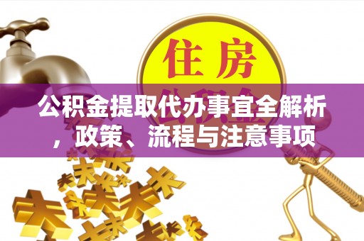 无棣公积金提取代办事宜全解析，政策、流程与注意事项