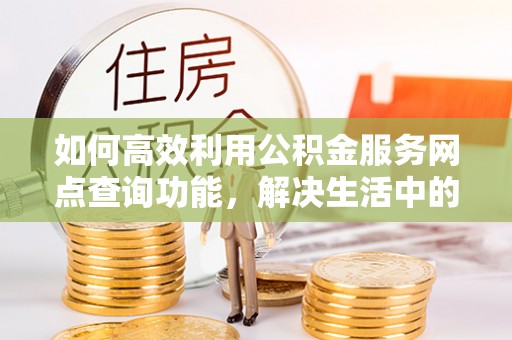 无棣如何高效利用公积金服务网点查询功能，解决生活中的资金难题