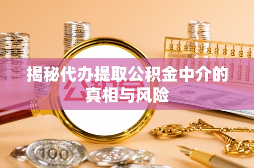 无棣揭秘代办提取公积金中介的真相与风险