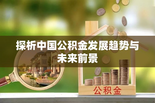 无棣探析中国公积金发展趋势与未来前景