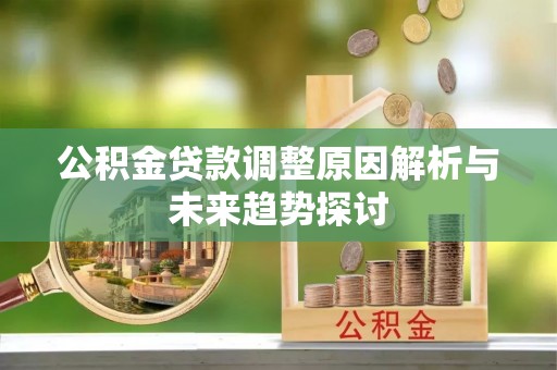 无棣公积金贷款调整原因解析与未来趋势探讨