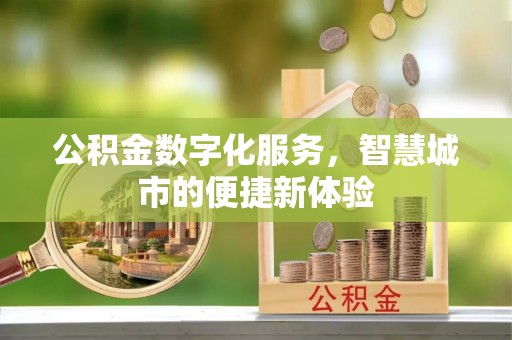 无棣公积金数字化服务，智慧城市的便捷新体验