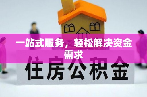 无棣一站式服务，轻松解决资金需求