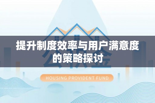 无棣提升制度效率与用户满意度的策略探讨